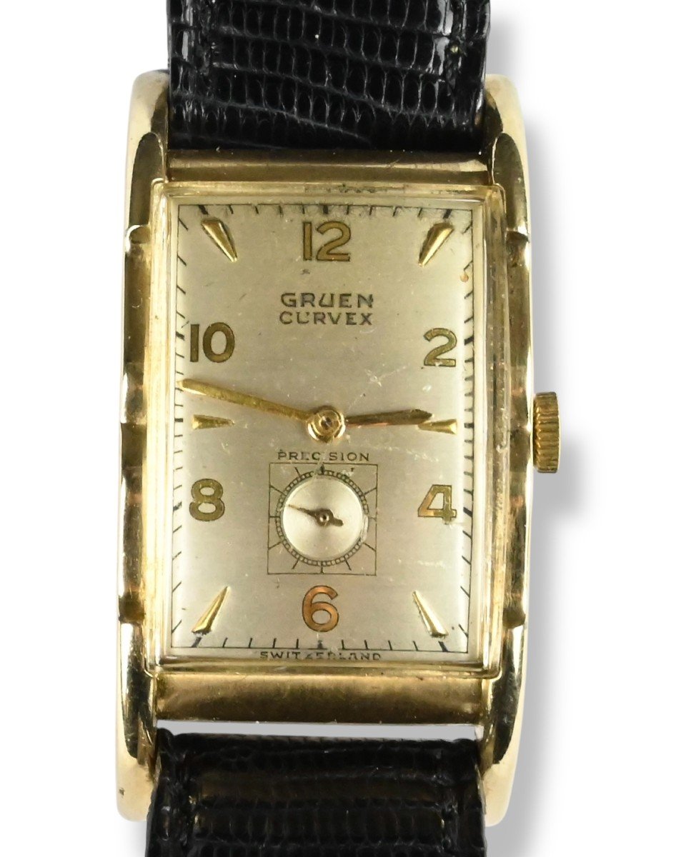 Gruen Corvex - Wristwatch - Switzerland 1950s-photo-2